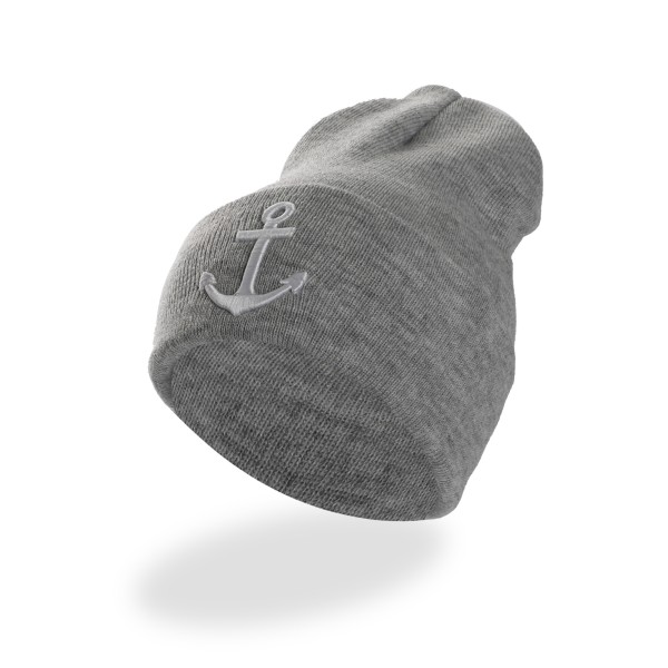 Sonia Originelli Strickmütze "Anker" Bestickt Maritim