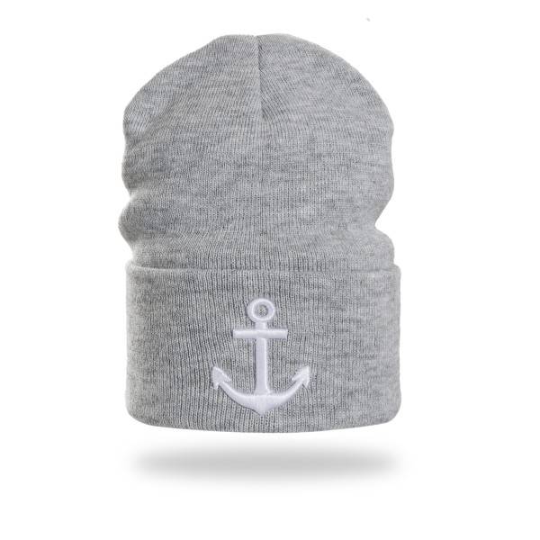 Sonia Originelli Strickmütze "Anker" Bestickt Maritim