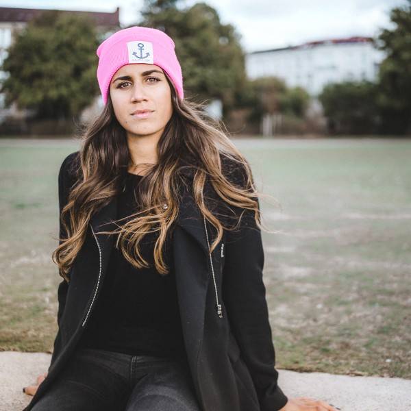 Sonia Originelli Strickmütze "Anker Logo" Beanie Maritim Unisex Uni