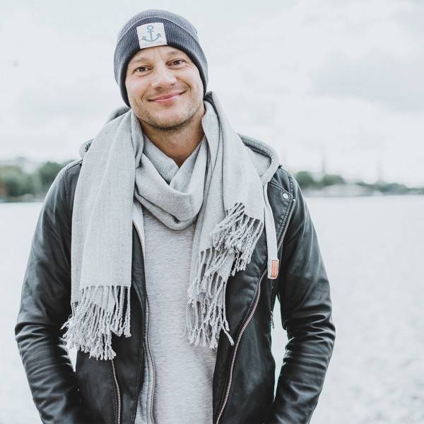 Sonia Originelli Strickmütze "Anker Logo" Beanie Maritim Unisex Uni