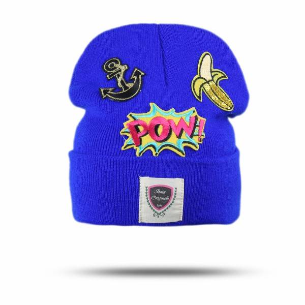 Sonia Originelli Strickmütze "Sonia Originelli" Patches Aufnäher Unisex Logo