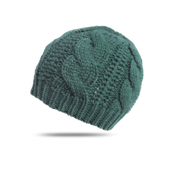 Sonia Originelli Strickmütze Wolle mit Zopfmuster klassisch Herbst Winter