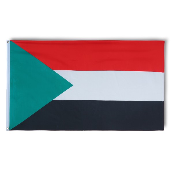 Sonia Originelli Sudan Fahne Flagge 90 x 150 cm Fanartikel Hissfahne WM EM