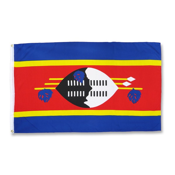 Sonia Originelli Swaziland Fahne Flagge 90 x 150 cm Fanartikel Hissfahne WM EM