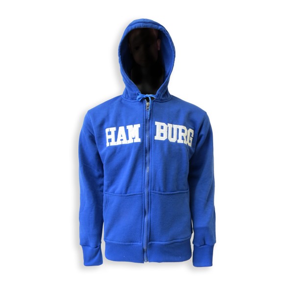 Sonia Originelli Sweatjacke "Hamburg" Herren unifarben Jacke Hoodie bestickt