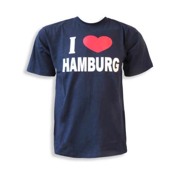 Sonia Originelli T-Shirt "I Love Hamburg" Klassisch Baumwolle Sonia Originelli T-Shirt "I Love Hamburg" Klassisch Baumwolle
