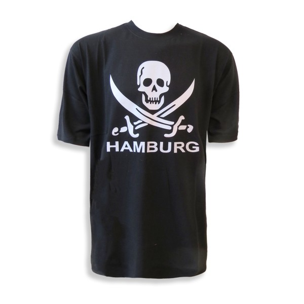 Sonia Originelli T-Shirt "Totenkopf Hamburg" Schwert Skull