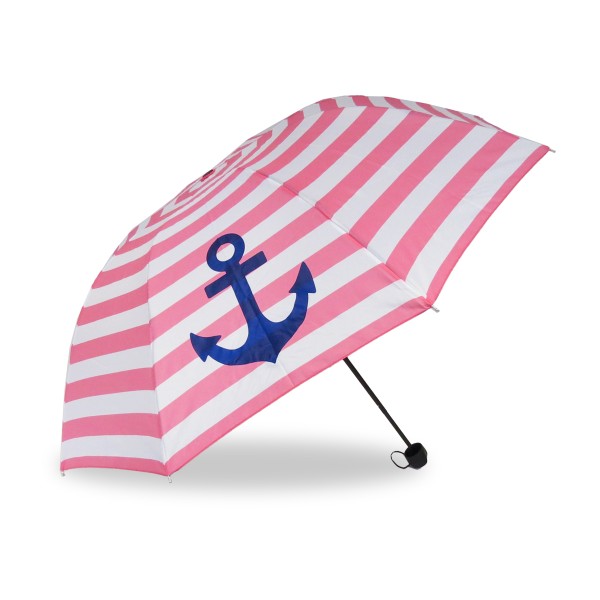 Sonia Originelli Taschenschirm "Maritim" Anker Streifen Schutz Sonia Originelli Taschenschirm "Maritim" Anker Streifen Schutz