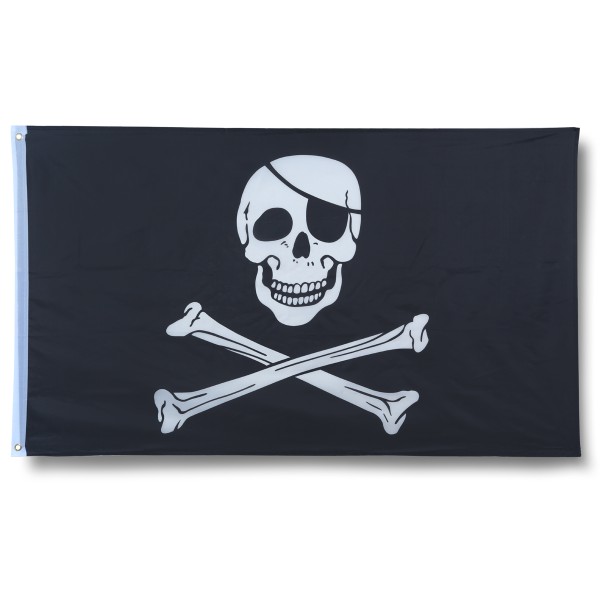 Sonia Originelli Totenkopf Pirat Skull Fahne Flagge 90 x 150 cm Fanartikel Hissfahne Ösen WM EM