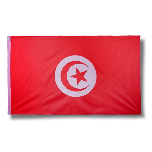 Sonia Originelli Tunesien Tunisia Fahne Flagge 90 x 150 cm Fanartikel Hissfahne Ösen WM EM