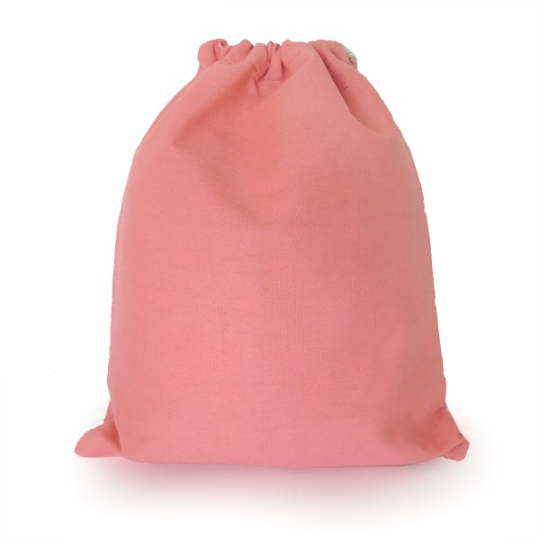 Sonia Originelli Turnbeutel Gymbag unifarben Seilkordel Baumwolle Trend