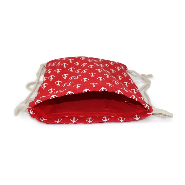 Sonia Originelli Turnbeutel "Mini Anker" Maritim Strand Beach Rucksack