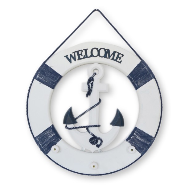 Sonia Originelli Wanddekoration "Steuerrad" Shabby Chic Deko Aufhänger Kleidung