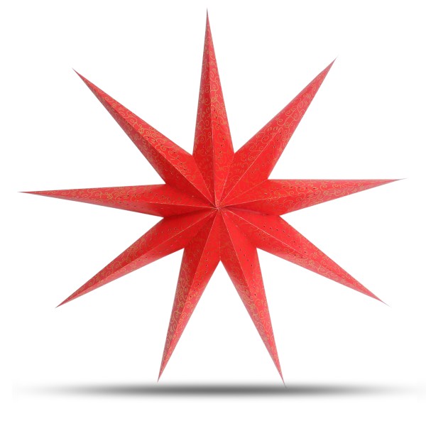 Sonia Originelli Weihnachtsstern 110cm Papier-Stern Weihnachtsdeko