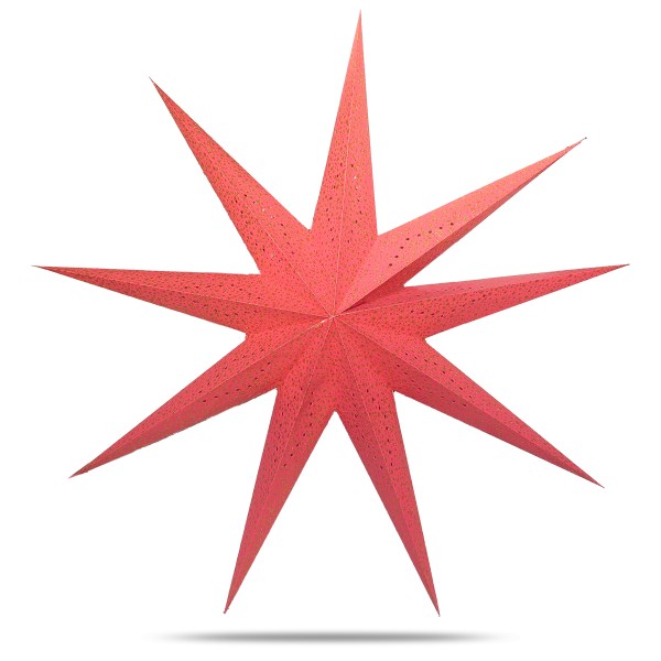 Sonia Originelli Weihnachtsstern 110cm Papier-Stern Weihnachtsdeko