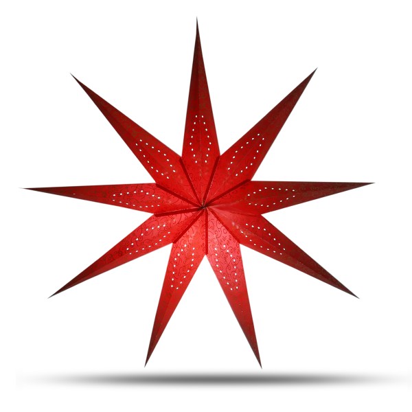 Sonia Originelli Weihnachtsstern 110cm Papier-Stern Weihnachtsdeko