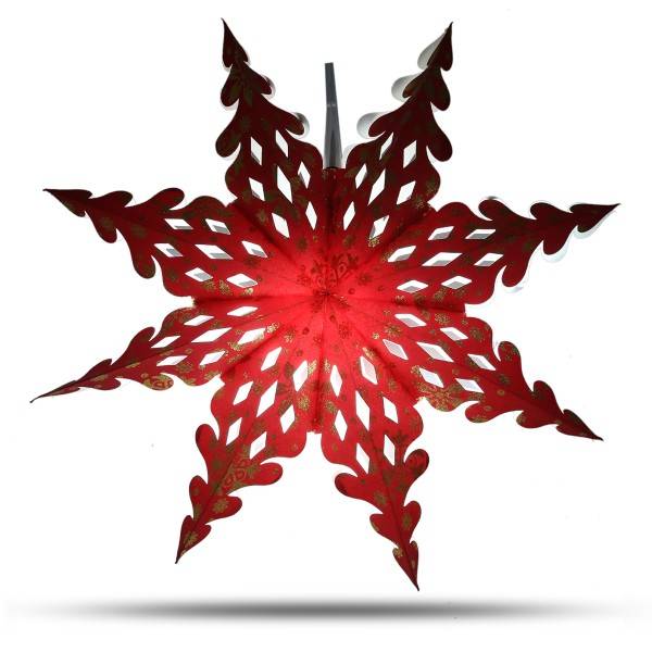 Sonia Originelli Weihnachtsstern 40cm Papier-Stern Weihnachtsdeko