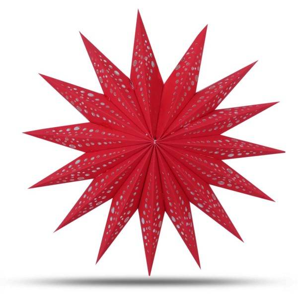 Sonia Originelli Weihnachtsstern 40cm Papier-Stern Weihnachtsdeko