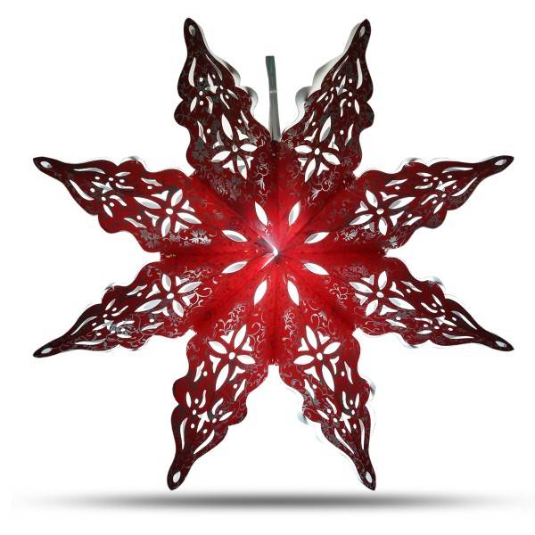 Sonia Originelli Weihnachtsstern 40cm Papier-Stern Weihnachtsdeko