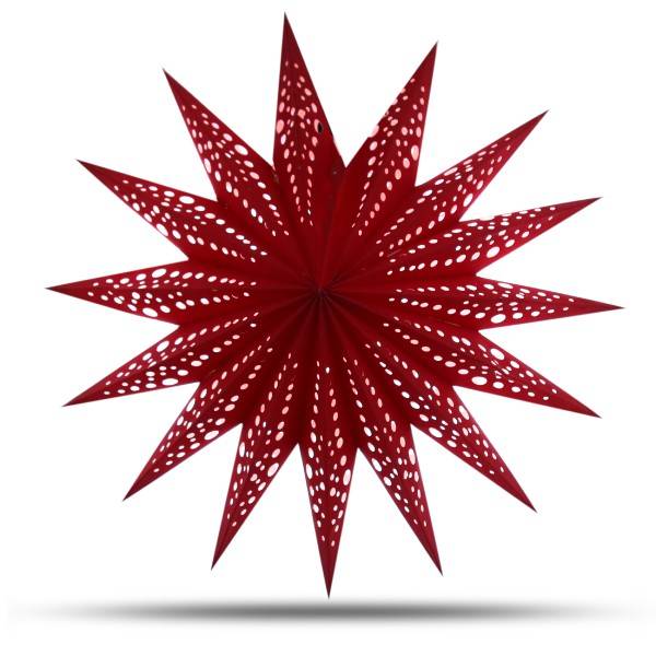 Sonia Originelli Weihnachtsstern 40cm Papier-Stern Weihnachtsdeko