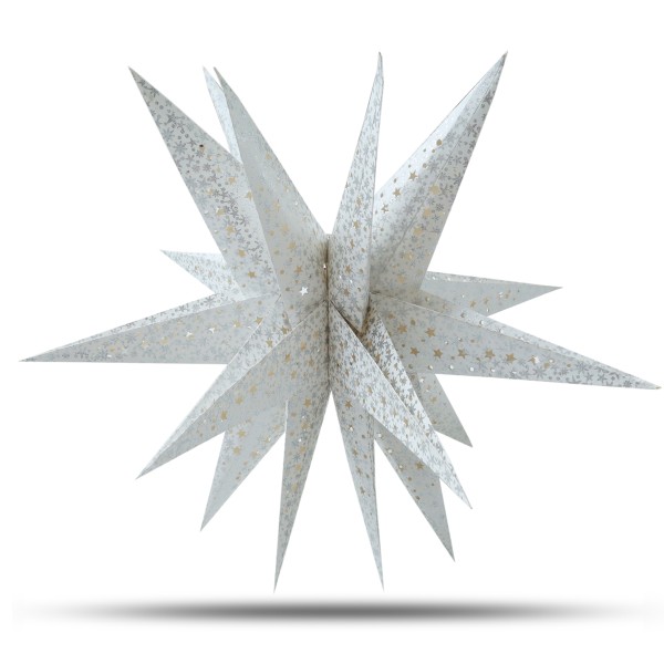 Sonia Originelli Weihnachtsstern 60cm 3D Papier-Stern Weihnachtsdeko