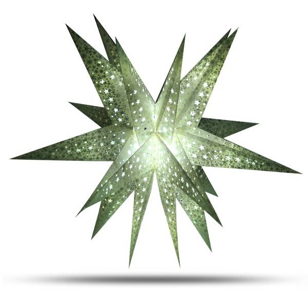 Sonia Originelli Weihnachtsstern 60cm 3D Papier-Stern Weihnachtsdeko