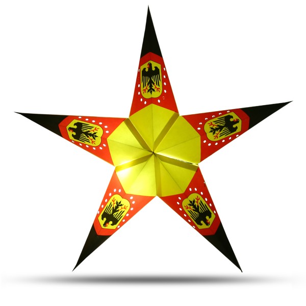 Sonia Originelli Weihnachtsstern 60cm Papier-Stern Weihnachtsdeko Deutschland