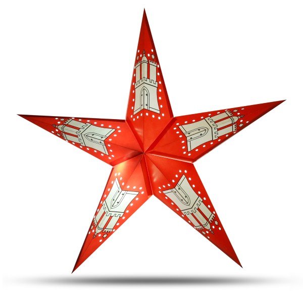 Sonia Originelli Weihnachtsstern 60cm Papier-Stern Weihnachtsdeko