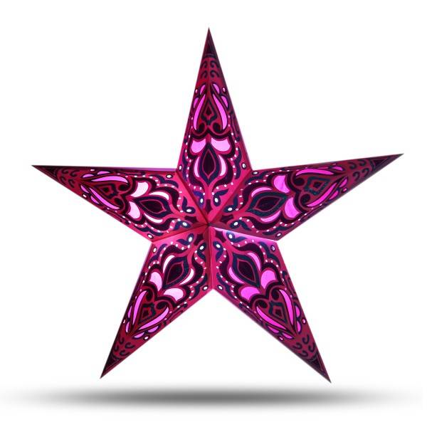 Sonia Originelli Weihnachtsstern 60cm Papier-Stern Weihnachtsdeko