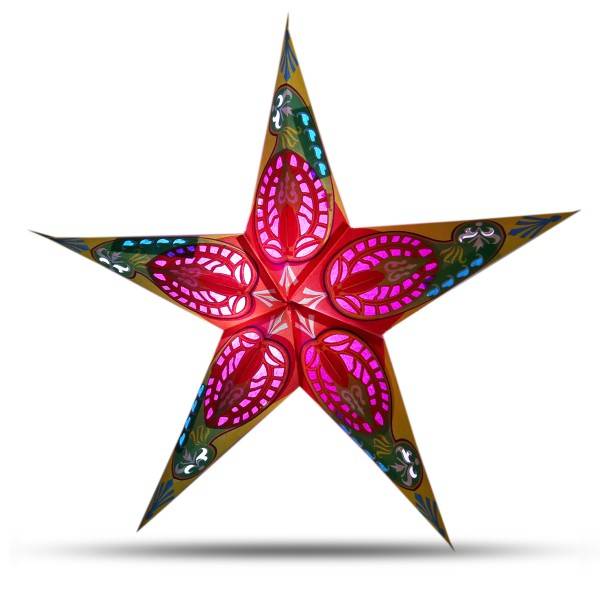 Sonia Originelli Weihnachtsstern 60cm Papier-Stern Weihnachtsdeko