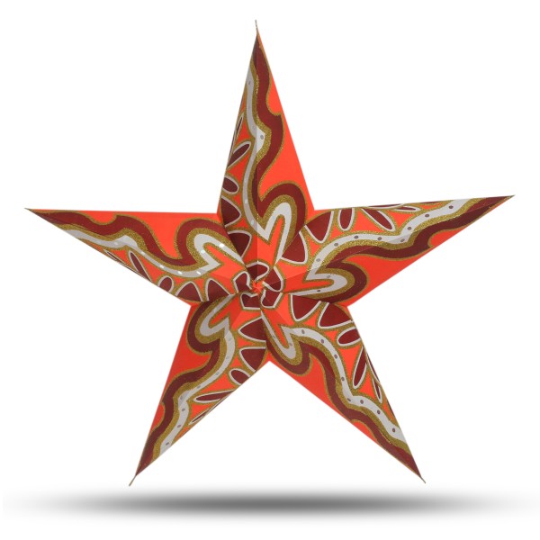 Sonia Originelli Weihnachtsstern 60cm Papier-Stern Weihnachtsdeko