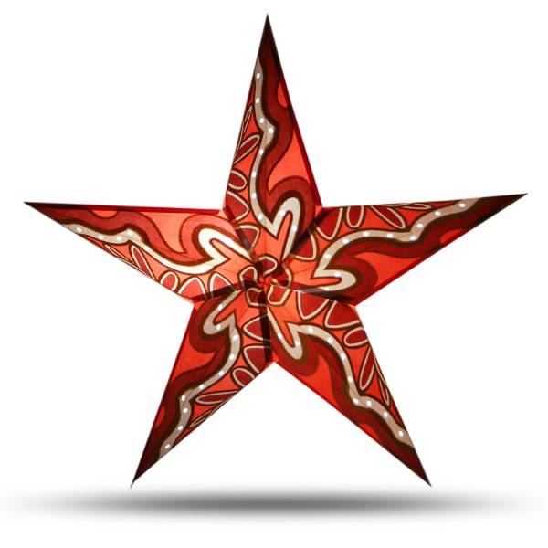 Sonia Originelli Weihnachtsstern 60cm Papier-Stern Weihnachtsdeko