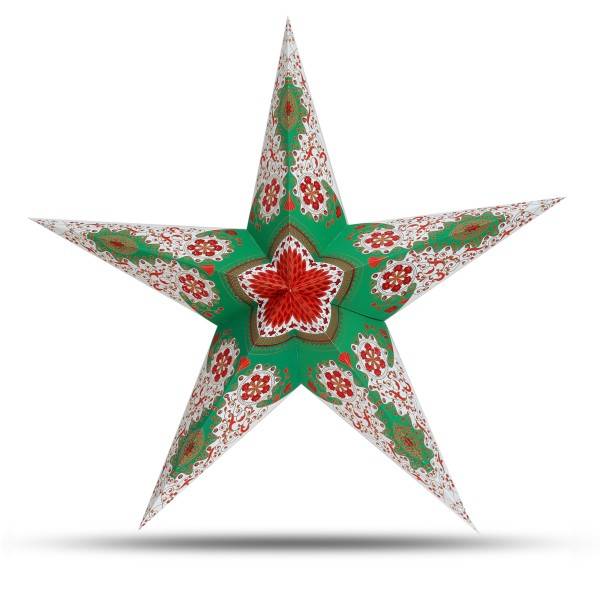 Sonia Originelli Weihnachtsstern 60cm Papier-Stern Weihnachtsdeko
