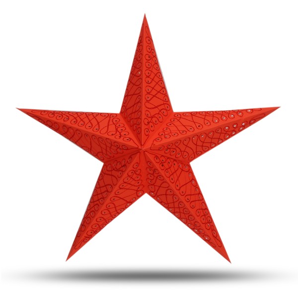 Sonia Originelli Weihnachtsstern 60cm Papier-Stern Weihnachtsdeko