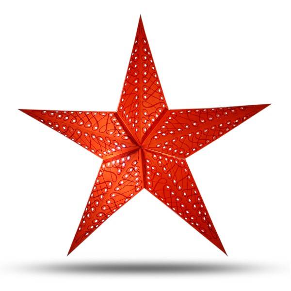 Sonia Originelli Weihnachtsstern 60cm Papier-Stern Weihnachtsdeko