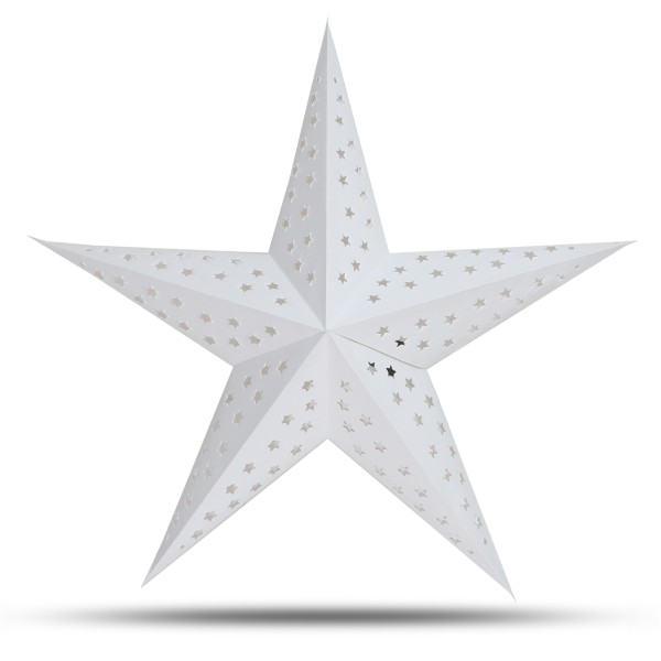 Sonia Originelli Weihnachtsstern 60cm Papier-Stern Weihnachtsdeko