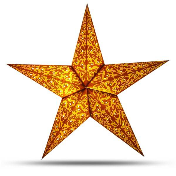 Sonia Originelli Weihnachtsstern 60cm Papier-Stern Weihnachtsdeko