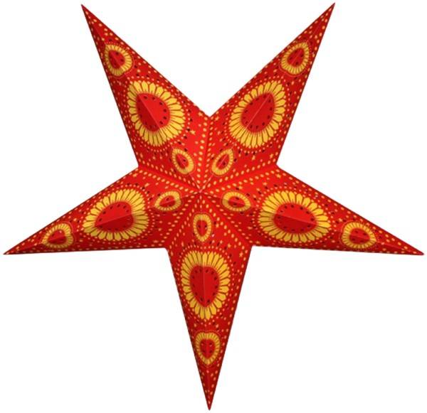 Sonia Originelli Weihnachtsstern 60cm Papier-Stern Weihnachtsdeko