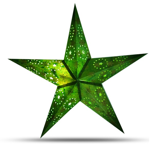 Sonia Originelli Weihnachtsstern 60cm Papier-Stern Weihnachtsdeko