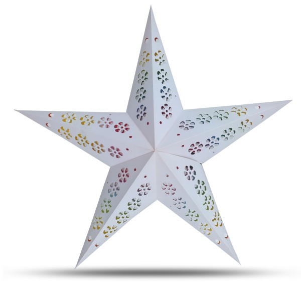 Sonia Originelli Weihnachtsstern 60cm Papier-Stern Weihnachtsdeko