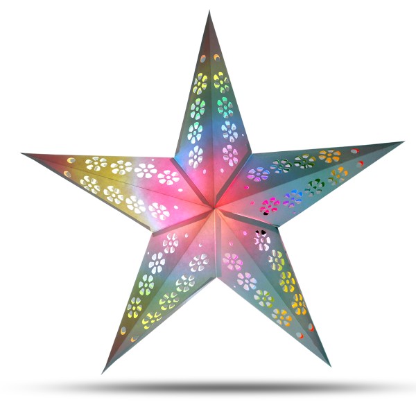 Sonia Originelli Weihnachtsstern 60cm Papier-Stern Weihnachtsdeko