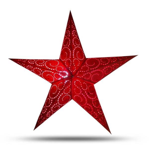 Sonia Originelli Weihnachtsstern 60cm Papier-Stern Weihnachtsdeko