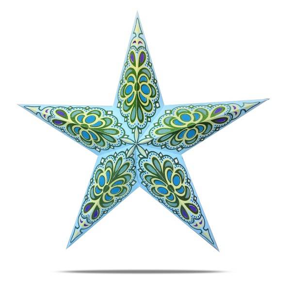 Sonia Originelli Weihnachtsstern 60cm Papier-Stern Weihnachtsdeko