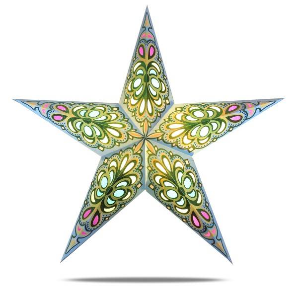 Sonia Originelli Weihnachtsstern 60cm Papier-Stern Weihnachtsdeko