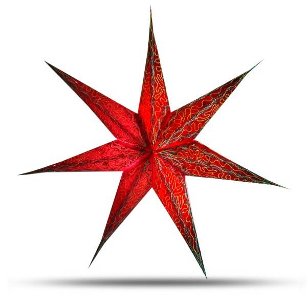 Sonia Originelli Weihnachtsstern 60cm Papier-Stern Weihnachtsdeko