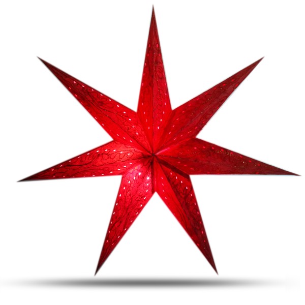 Sonia Originelli Weihnachtsstern 60cm Papier-Stern Weihnachtsdeko