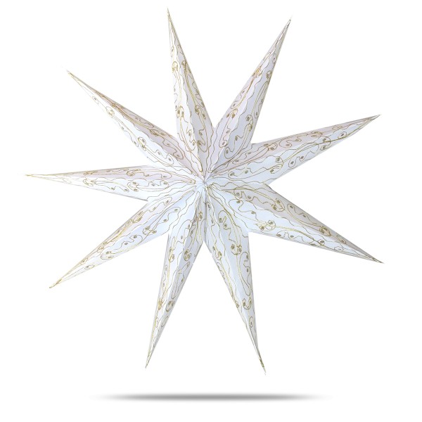 Sonia Originelli Weihnachtsstern 60cm Papier-Stern Weihnachtsdeko