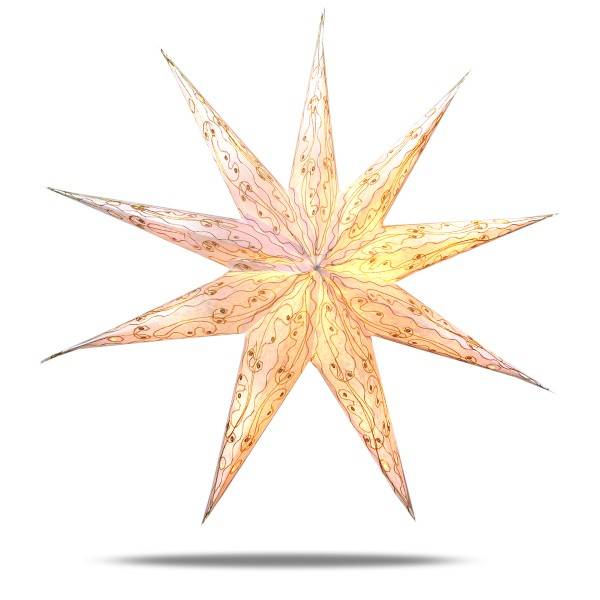 Sonia Originelli Weihnachtsstern 60cm Papier-Stern Weihnachtsdeko