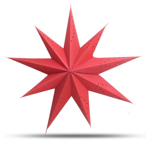 Sonia Originelli Weihnachtsstern 60cm Papier-Stern Weihnachtsdeko