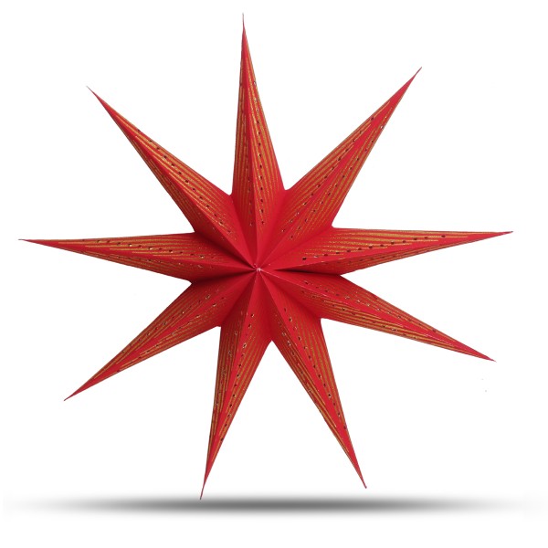 Sonia Originelli Weihnachtsstern 60cm Papier-Stern Weihnachtsdeko